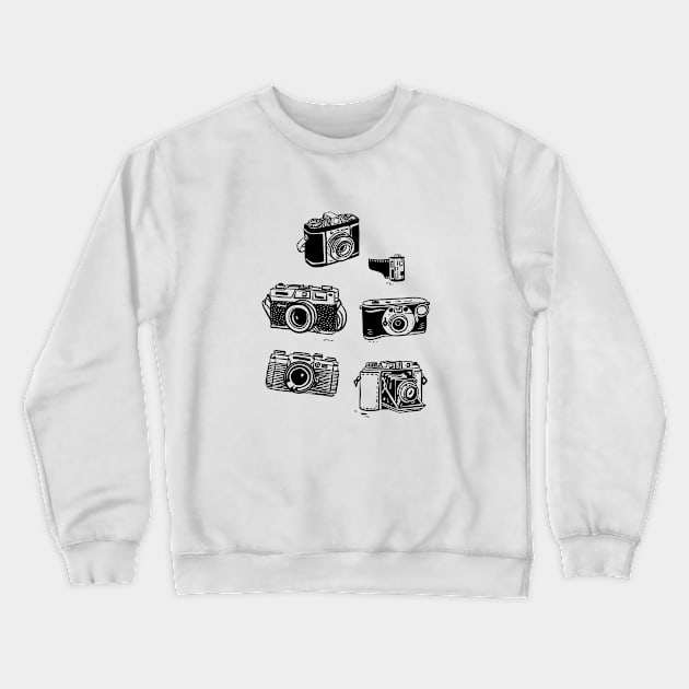 Cameras Crewneck Sweatshirt by Das Brooklyn